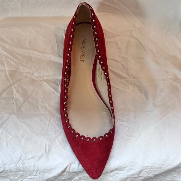 Nine West Siena Colored Suede Ballet Flats - Picture 2 of 5